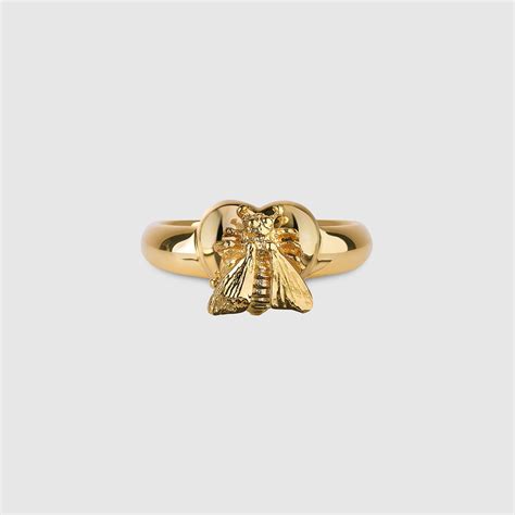 bague gucci abeille le marche des merveilles t52 en or.